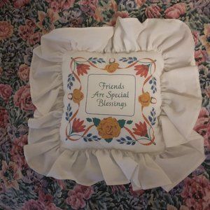 Pillow, Throw, Decorative: Friends are Special Blessings